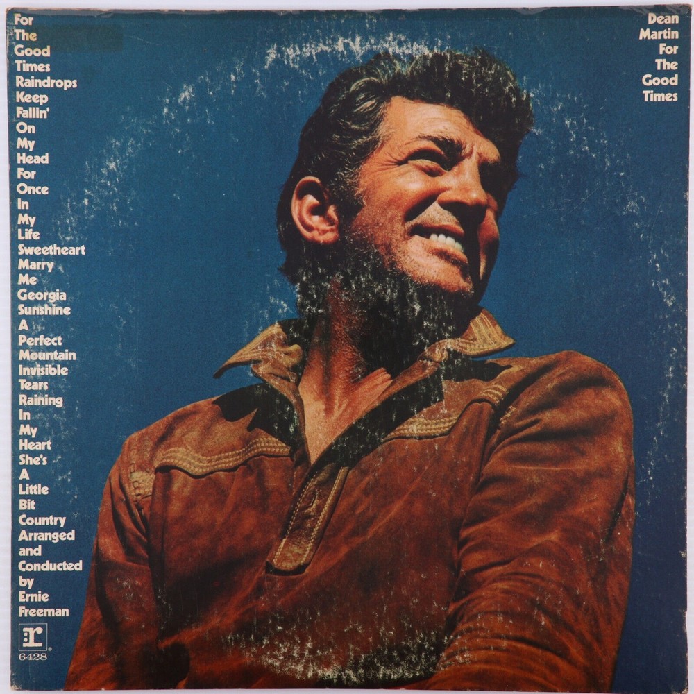 Dean Martin – For The Good Times 1971 Stereo 12" Vinyl LP Record Reprise RS 6428